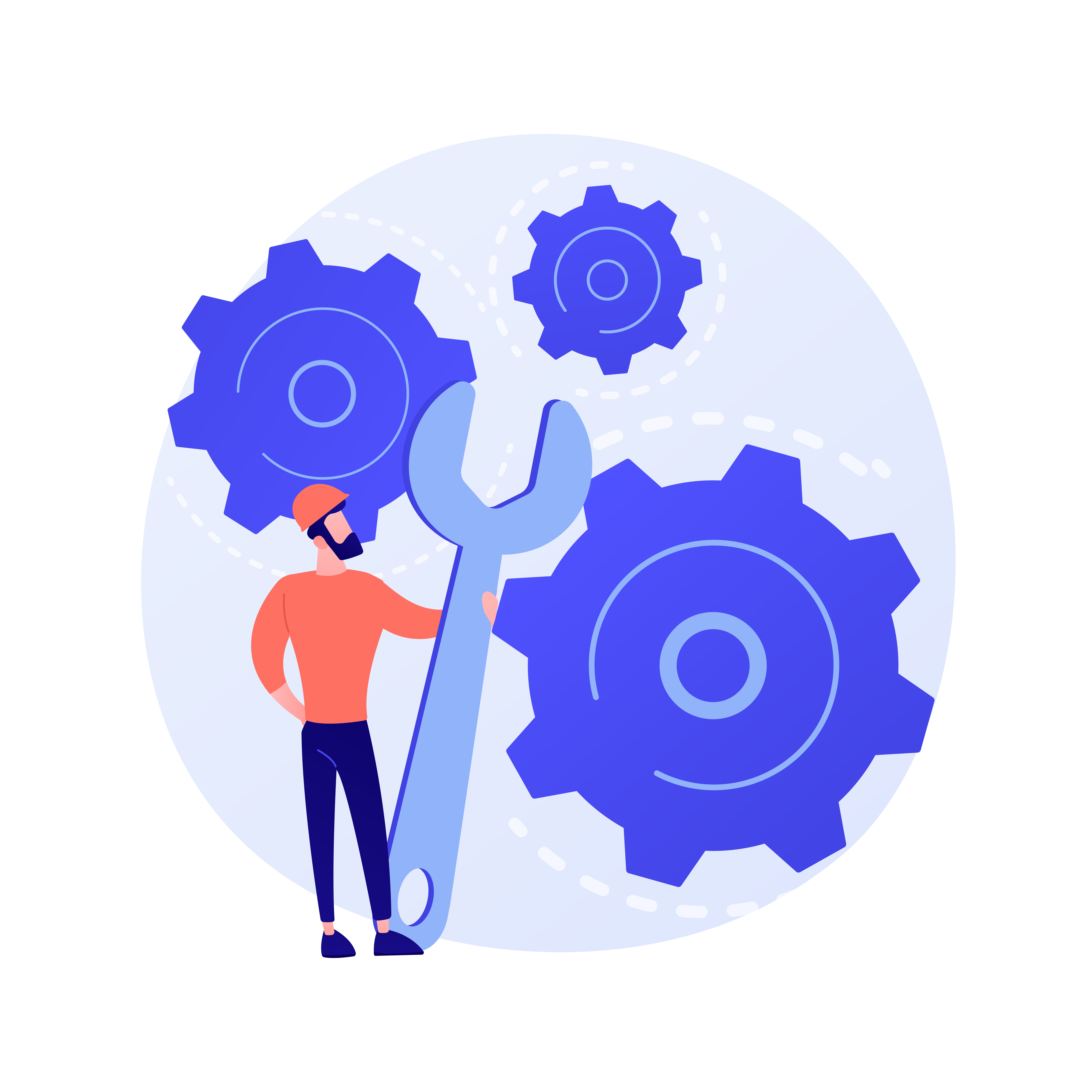 ecology protection vector concept metaphor